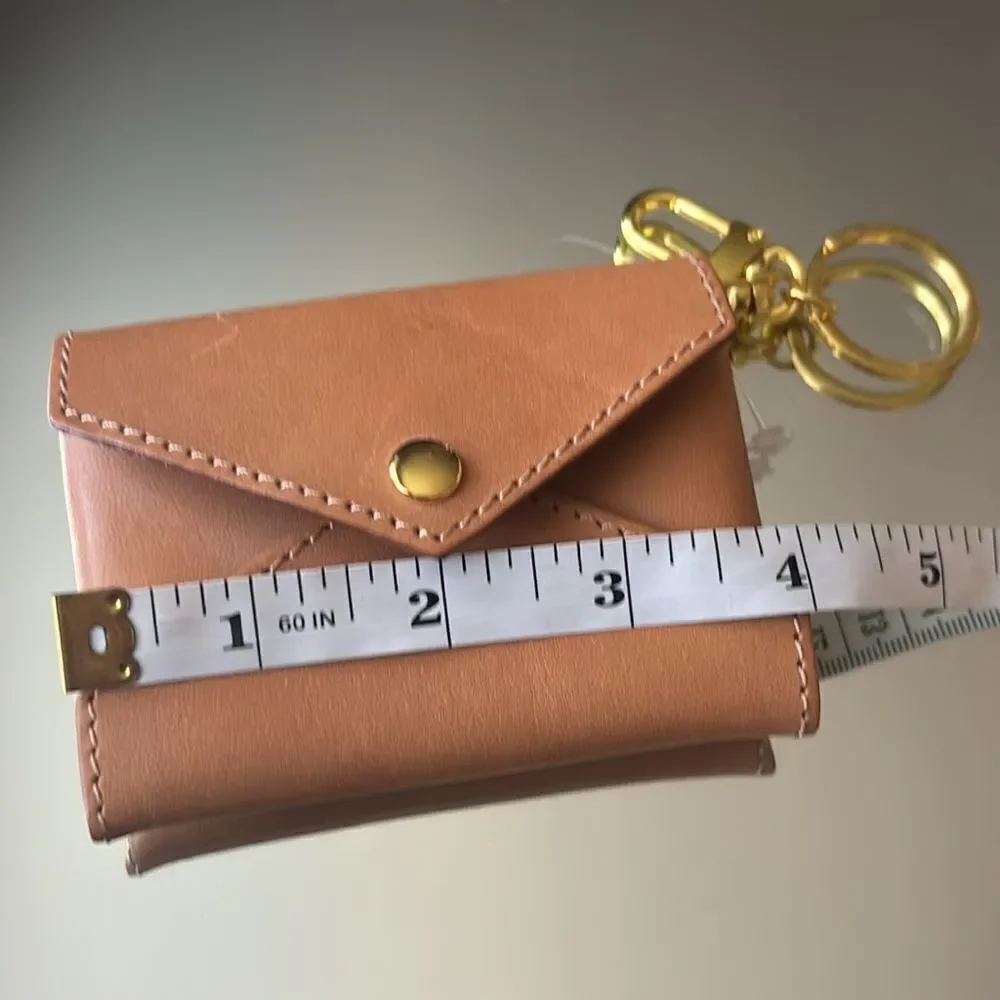 Sidecar Leather ID Envelope in Carrot / New No Box